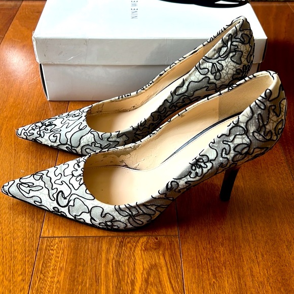 Nine West NWOT Women’s Black Barbe Pumps - Picture 4 of 16